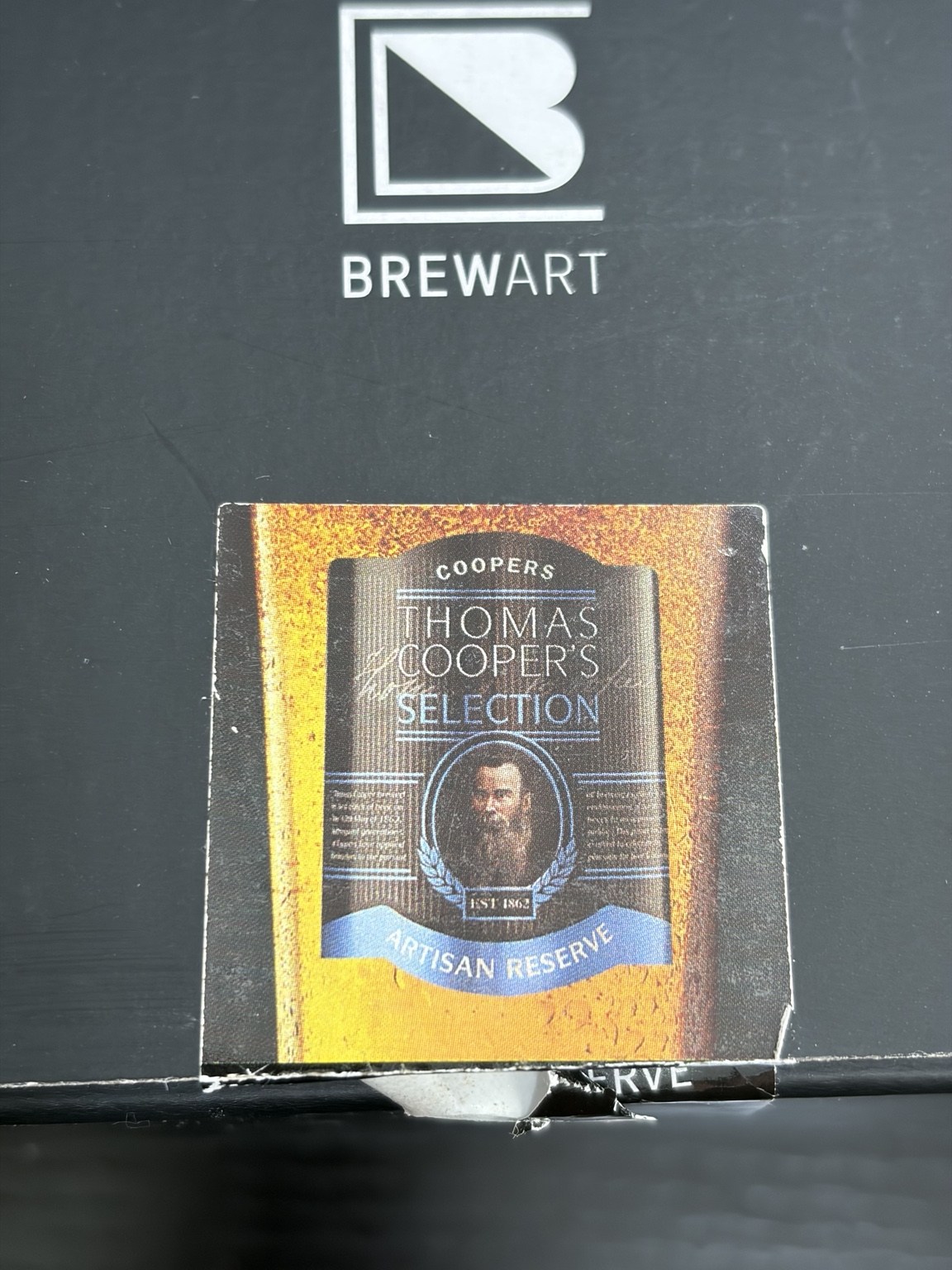 Thomas Coopers Artisan Reserve BrewPrintの箱
