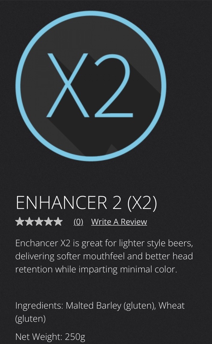 BrewArt Enhancer 2 X2の商品画面