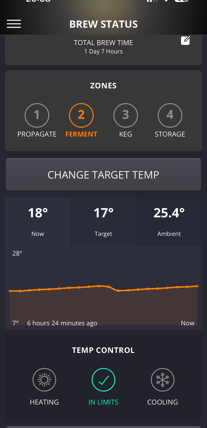 1 day 7 hours after start app status