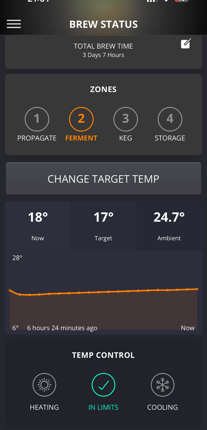 3 days 7 hours after start app status