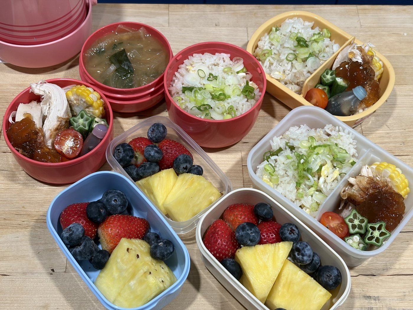 DAY 05 チャーハンと鶏肉のお弁当